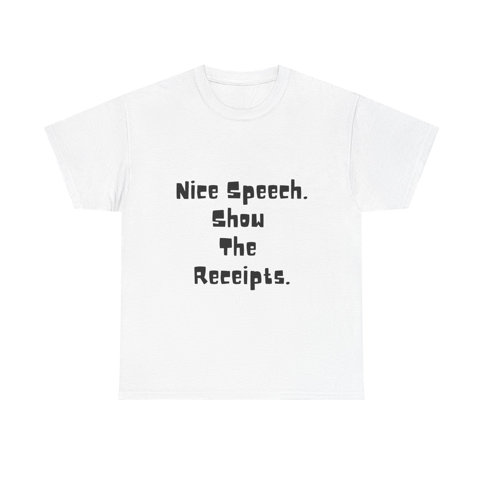 BYOB Gen-Z Nice Speech. Show The Receipts.